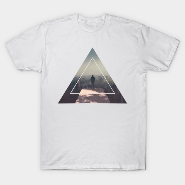 Just Breathe Geometric Modern Art T-Shirt by GeometricPhotos